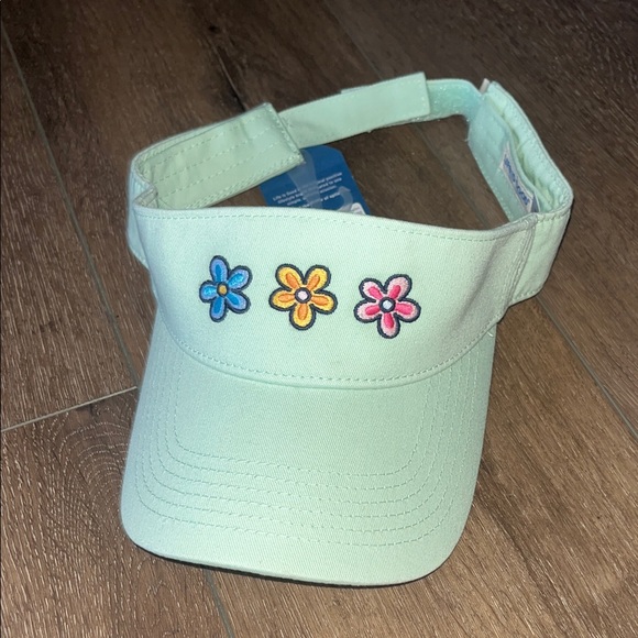 NWT! Life Is Good Mint Green Visor with Floral Design. Price Firm!! - Picture 1 of 4